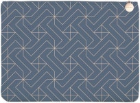 Fringe Studio Geo Line Pinwheel Large Pouch | 자수