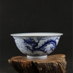 6 골동품 MaingDynaty 손으로 만든 도자기 그릇, 블루 & 화이트 바다 용 그릇, 손으로 그린 공예, 최고의 홈 장식 및 수집 - 2020 | 골동품... 