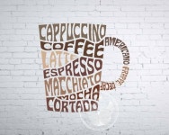 Pin by 재은 신 on 커피라떼 | Coffee logo, Word art, Lettering