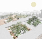 habitat for seniors | 학교 건축, 투시도