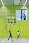 School Gymnasium by KIRSCH Architecture #indoorbasketball | 초등학교, 체육관, 학교