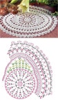 Solo esquemas y diseños de crochet | 크로셰 원형, 크로셰 러그, 크로셰 꽃
