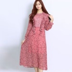 페이퍼먼츠 플라워 러플 쉬폰 봄 가을 긴팔 롱 원피스 6402 - 2020 | 패션 스타일, 긴팔, 드레스