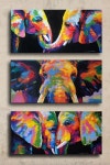 Elephants Paintings | 유화, 동물 그림, 일러스트레이션
