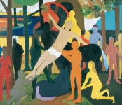 urgetocreate:  Bob Thompson, The Deposition, 1961(이미지 포함) | 그림