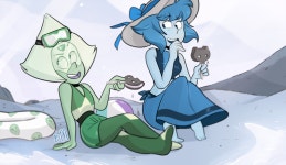 Steven universe,фэндомы,SU art,SU Персонажи,Lapis Lazuli,Peridot,Blushmallet | 스티븐 유니버스