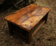 rustic reclaimed barn wood coffee table | Diy 프로젝트