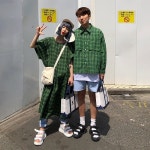 앞구르기 뒷구르기 백덤블링하면서 봐도 예쁜 커플룩 💚 친구들 구매대행해주는 친절한 선영놀이 하다가 체력 바닥 됨 | Clothes... 