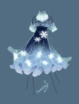 Snowflake Dress Adopt Auction Closed by InLoveWithYaoi on DeviantArt | 패션 디자인 스케치, 패션 그림, 패션 아이디어