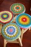Pin de mi sook Ahn em 손뜨개 (com imagens) | Banquinho de crochê, Capa de crochê, Almofadas de crochê