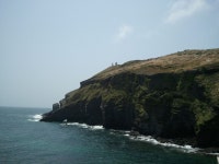 우도 검멀래? 해변에서