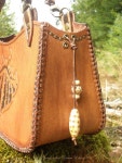 Handmade leather handbag with my own design and my by Jeweleeches | 가죽, 가죽공예