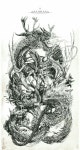 스케치에 있는 지원 박님의 핀 | 용 문신, 문신 디자인, 용 그림