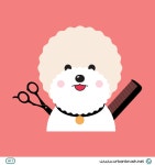 애견미용 일러스트 ai 무료다운로드 free Dog Beauty vector download | 애완견, 애완동물, 강아지