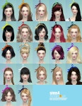 ribbon head band_리본 헤어밴드_여성 악세사리 | Sims 4, Sims, Sims 4 cc