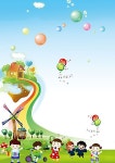 예술 축하 디자인 휴가 배경 | Cartoon posters, Free cartoons, Drawings