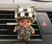 팬더 Monchhchi 콘센트 향수 키키 다이아몬드 인형 차량 에어컨 포트 Perfu 자동차 자동차 스타일링 향수 100 원래 | Car air... 