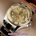 Rolex Yacht-Master Gold & Steel - 35mm Midsize REF: 168623 | Year Aug 2007 - This gold & steel midsize Yacht-Master is in superb... 