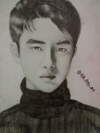 D.O , 디오 , دي أو | Male sketch, Sketches, My drawings