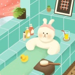 필요한 시간 . . . #일러스트그램 #그림스타그램 #일러스트레이션 #일러스트레이터 #동물일러스트 #그림그램 #토끼그림 #그림... 