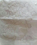 Pin de 나나 em 자수 | Riscos para pintura, Modelos de coração de crochê, Pintura em tecido flores