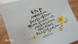 성경말씀캘리그라피/성구/좋은글캘리그라피/성경구절캘리그라피/인천애광교회/인천캘리그라피/묵선김정미캘리그라피/영종도캘리그라피... 