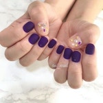 #젤이쁨네일 | • Nail Design 컬러별네일 *보라색 라벤더네일 보라보라해~💜 (violet, purple nail) : 네이버 블로그 | 네일, 패디큐어, 네일아트