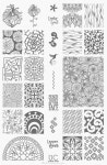 UberChic Nail Stamp Plates - Collection 10 - Plate 02(이미지 포함)