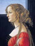 Botticelli - Portrait of a young woman, probably Simonetta Vespucci by petrus.agricola, via Flickr | 낭만주의, 그림, 르네상스