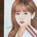 ~!! . #색연필 #색연필인물화 #인물화 #초상화 #색연필화 #색연필일러스트 #그림 #손그림… | 인물화, 팝아트, 색연필