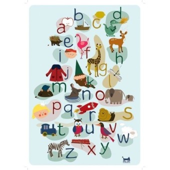 ABC aan de muur | Alfabet posters, Posters voor kinderen, Alfabet