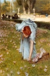 Alma Tadema, Sir Laurence (b,1836)- Park Flowers -2b | 유화, 그림, 멋진 그림