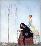 Kay Nielsen illustration Pinned for later from nielsen.artpassions.net. | 그림, 그리기, 핑크
