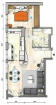 Ideia por 조정숙 em 작은집 | Apartamentos pequenos, Projetos de casas terreas, Projetos de casas populares