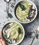 smoothie bowl recipe - mint smoothie | 디저트, 요거트, 음료