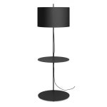 블루닷 Blu Dot x 핀치 pinch Note Large Floor Lamp with Table - Black