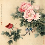 모란 그림, 연꽃 그림, 미술품