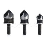 3 개 5 플루트 카운터 싱크 드릴 비트 90 육각 생크 12/16/19 미리메터 나무 모따기 비트-S018 높은 품질 | Hexagonaux, Bois, Outils