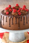 Raspberry Chocolate Layer Cake | 요리, 케이크, 케익