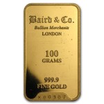 100 gram Gold Bar - Secondary Market - SKU #12475 | Gold bullion coins, Gold bar, Gold investments