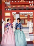 #hanbok #wedding #mother 한국에서는 양가 어머님들이 결혼식날 함께 한복을 차려입으십니다 ^^ 신랑측은 붉은색계열로... 