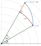 calculus - Why is $\text{d}s=r\text{d}\theta$ wrong and why is $\text{d}S=\frac 1 2 r^2 \text{d}\theta $ correct in the polar... 