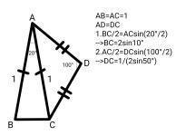 algebra precalculus - How to simplify $\frac{1}{2\sin50^\circ}+2\sin10^\circ$ - Mathematics Stack Exchange How to simplify $\frac... 