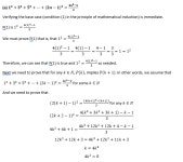 proof writing - Prove for all n∈N $1^2+3^2+5^2+...+(2n-1)^2=\frac{4n^3-n}{3}$ - Mathematics Stack Exchange Prove for all n∈N... 