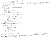 real analysis - If $a_{n+1}=\frac{3+a_n^2}{a_n+1}$ and $a_1=1$, then what is $\lim\limits_{n\to\infty}\left(\frac{4}{3}\right)^n... 
