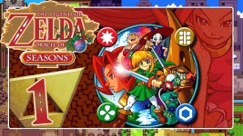 펑펑 떠오르고 봄도 생각해보자면 떠오르는 것들이 있는데 가을을 소재로 하는 게임이라..... | 젤다의 전설 이상한 나무열매 대지의 장 | 미니맵