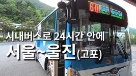 서울<->울진 시내버스여행에 대한 고찰 - 시내버스 여행 미니 갤러리