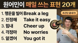 네이버 인플루언서 [네이버 인플루언서] 원어민은 절대 교과서처럼 말하지 않습니다! 매일 쓰는 필수 관용구 20개 (4050 왕초보 필수)