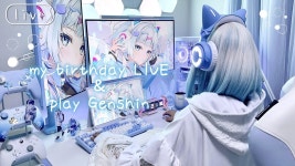 【LIVE】🎂誕生日🎂雑談配信＆原神ナドクライへ！【genshin】game play on PC┊ jp voice - YouTube 【LIVE】🎂誕生日... 