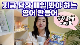 네이버 인플루언서 [네이버 인플루언서] 이건 지금 외우세요! 매일 한 문장으로 영어 감각 깨우기 | 관용어 365